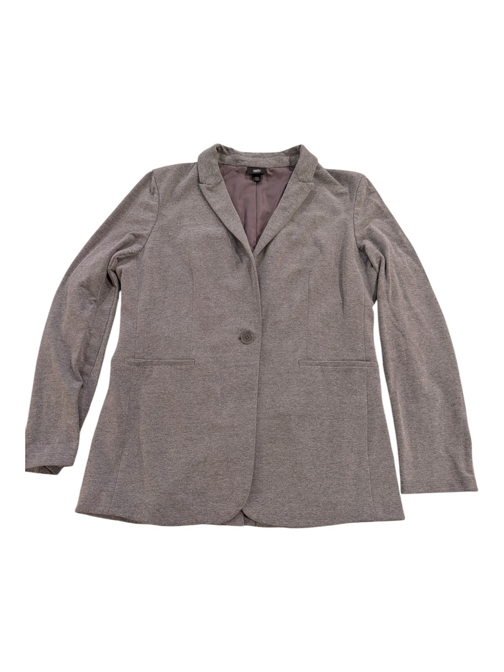 Mossimo Supply Co. Gray Single-Button Blazer